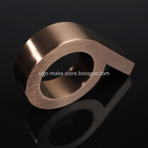 Large Metal Letters for Outside Bronze Letters